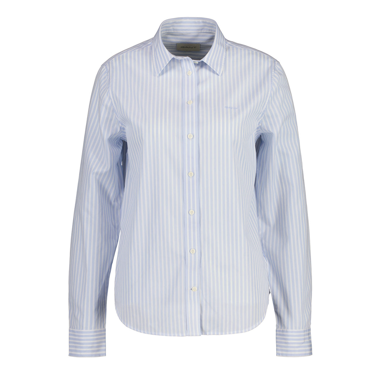 Damen Bluse Regular Fit Popeline Hemd mit Streifen