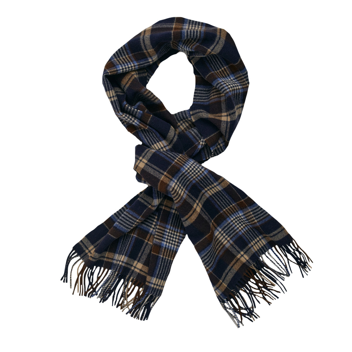 Gant Herren Multicolor kariert gewebter Schal