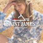 Saint James Damen Kurzarmshirt mit Kapuze Genets