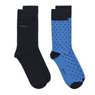 Gant Herren Socken Doppelpack  Solid and Dot Socks