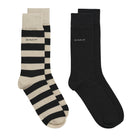 Gant Herren Socken Doppelpack gestreift Barstripe and Solid