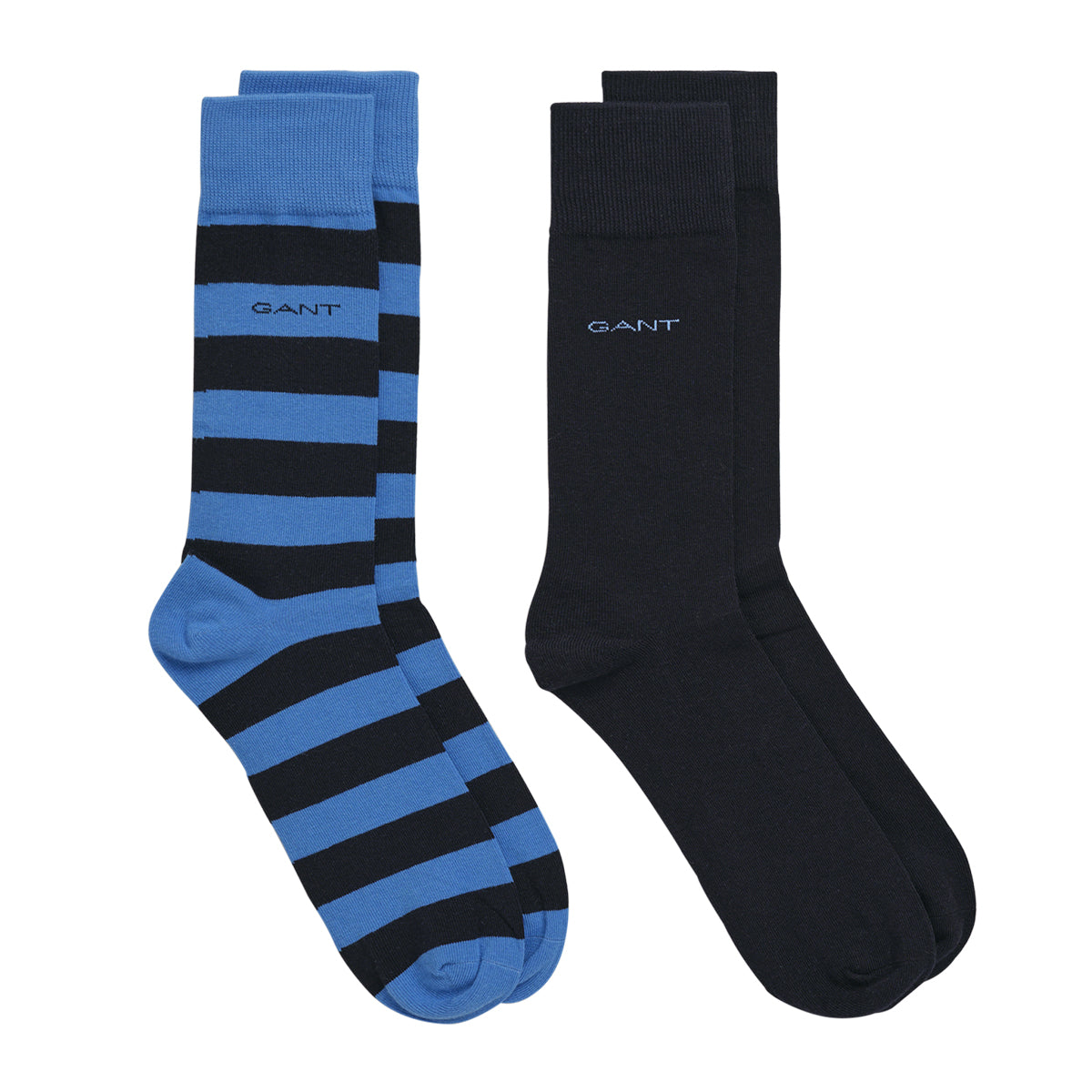 Gant Herren Socken Doppelpack gestreift Barstripe and Solid