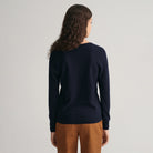 Gant Damen Extrafine V-Neck Pullover