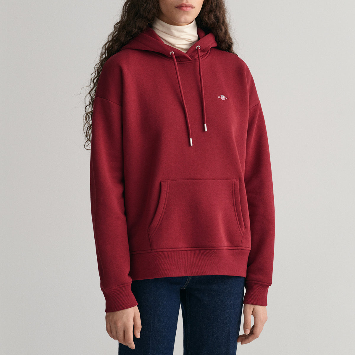 Gant Damen Kapuzenpullover Relaxed Shield Hoodie