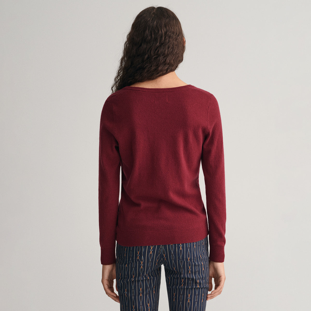 Gant Damen Extrafine V-Neck Pullover