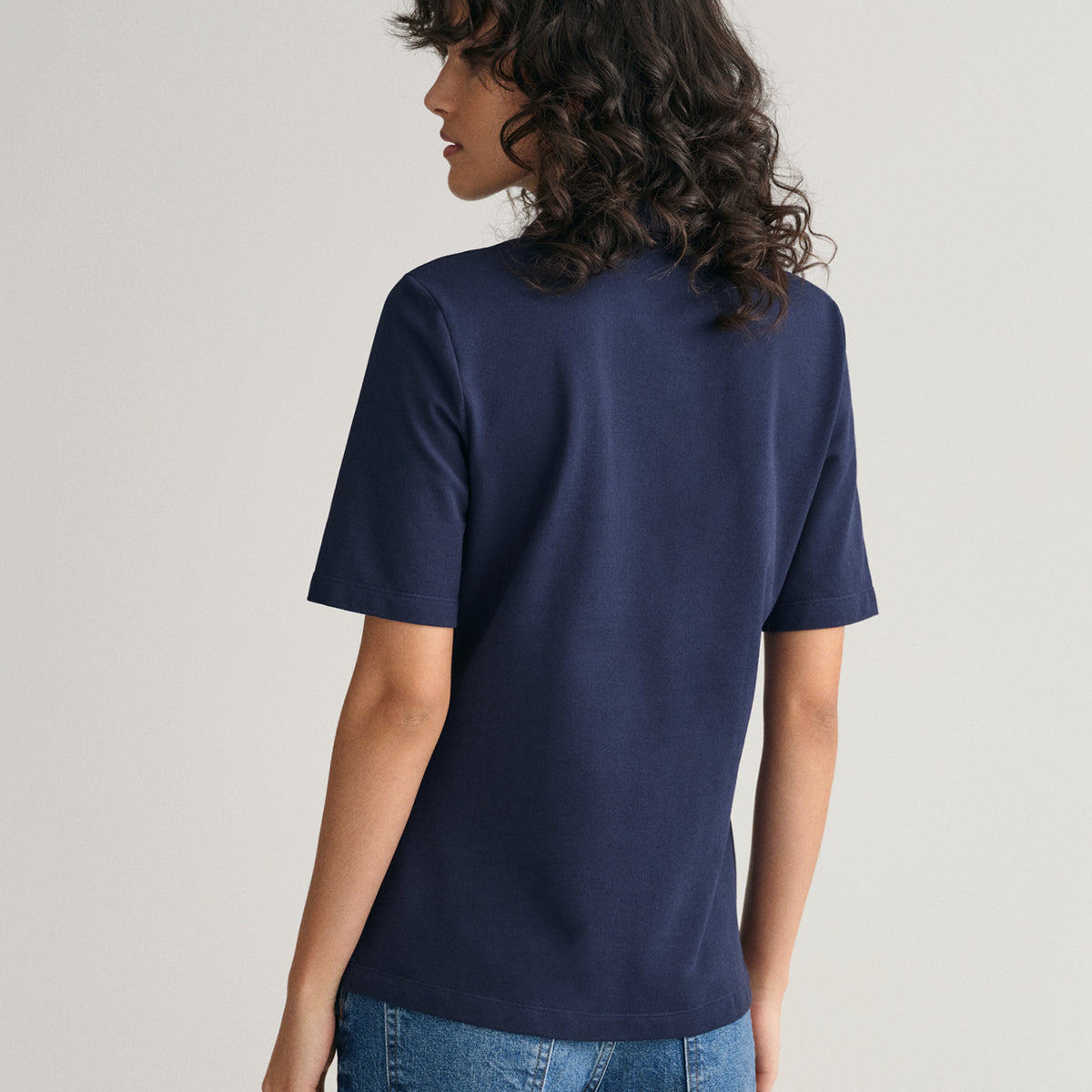 Gant Damen Slim Shield SS Pique Poloshirt