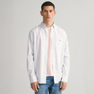 Gant Herren gestreift Regular Poplin Hemd