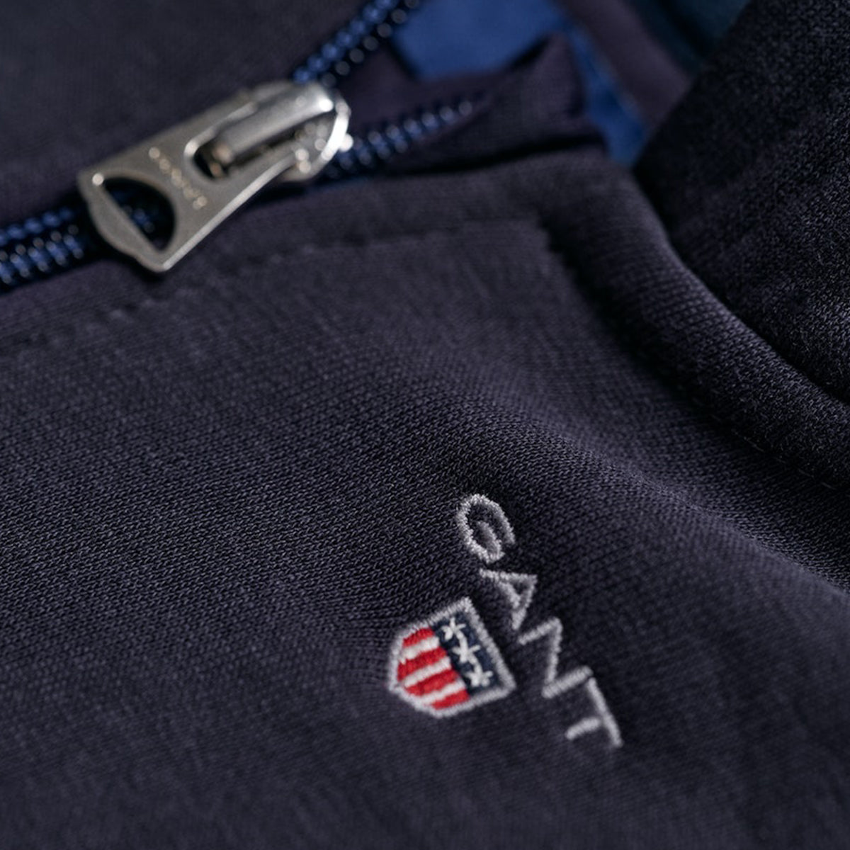 Gant Kinder Kapuzenpullover Original Zip Hoodie