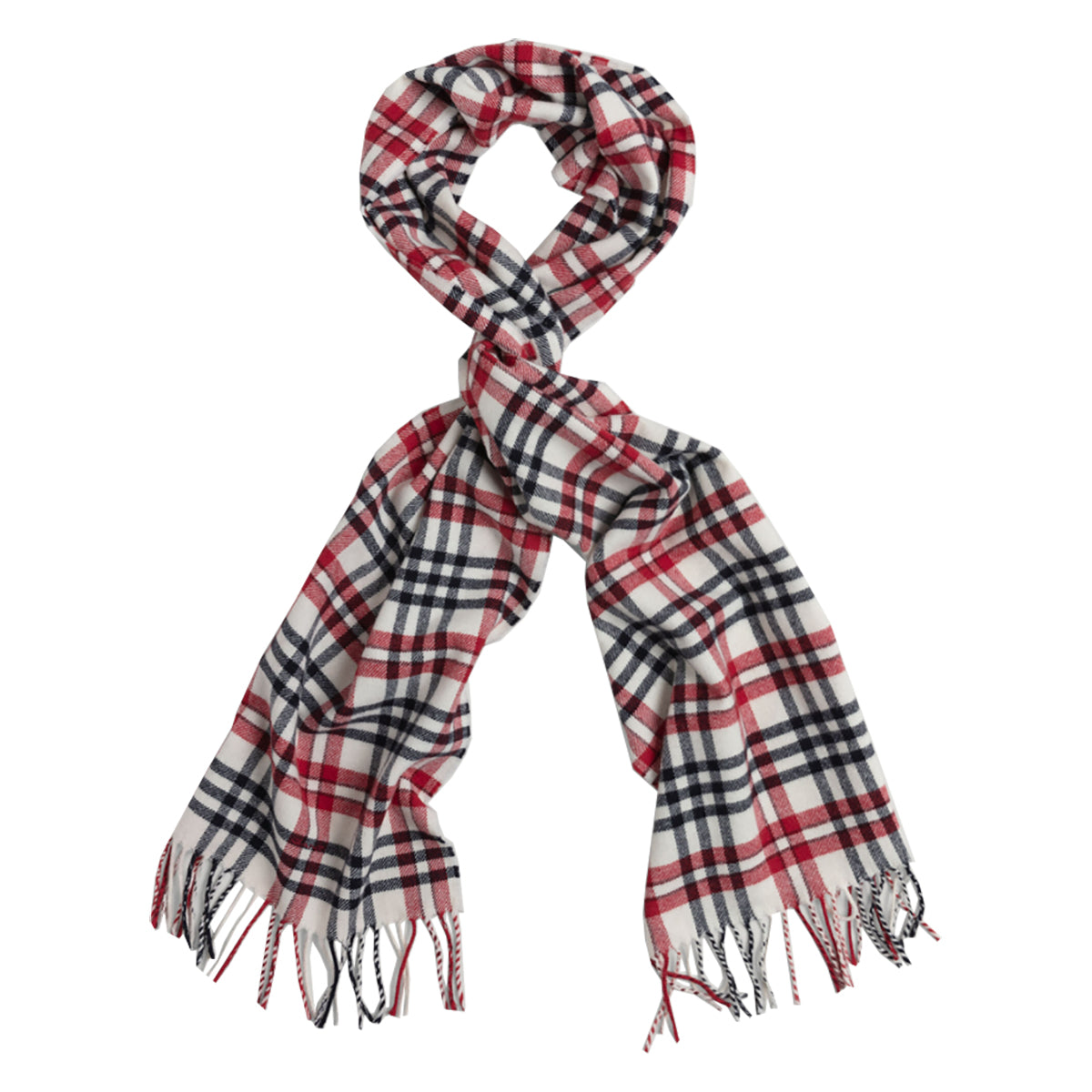 Gant Unisex Schal Check Twill Scarf aus Wolle