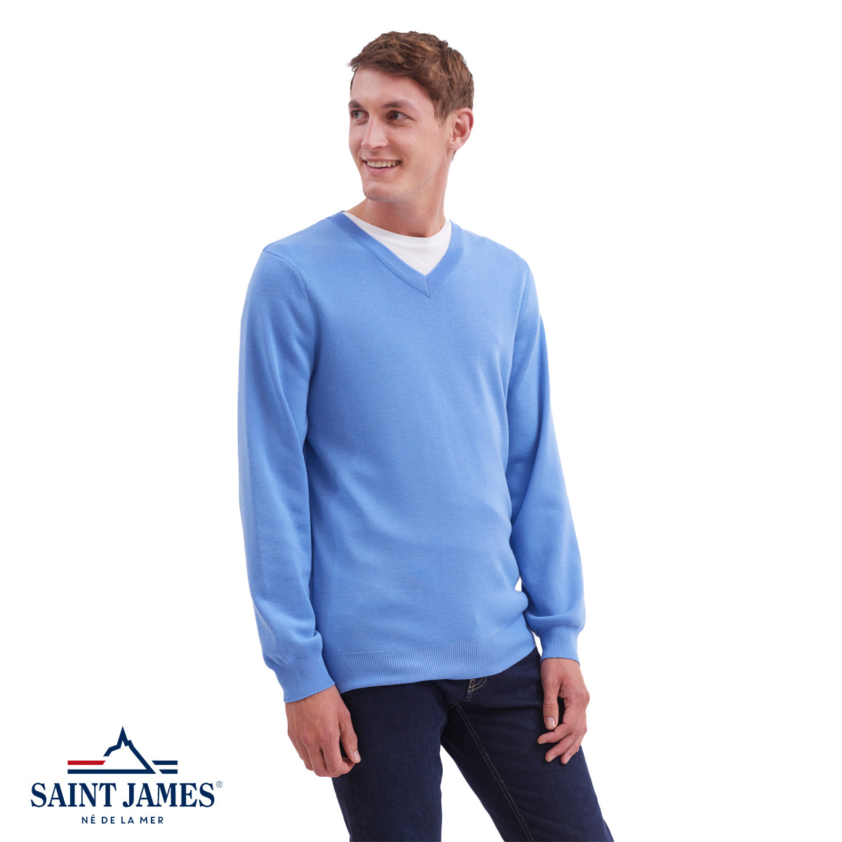 Saint James Herren Pullover Cuirassé