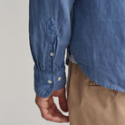 Gant Herren Regular Untucked Leinen Hemd