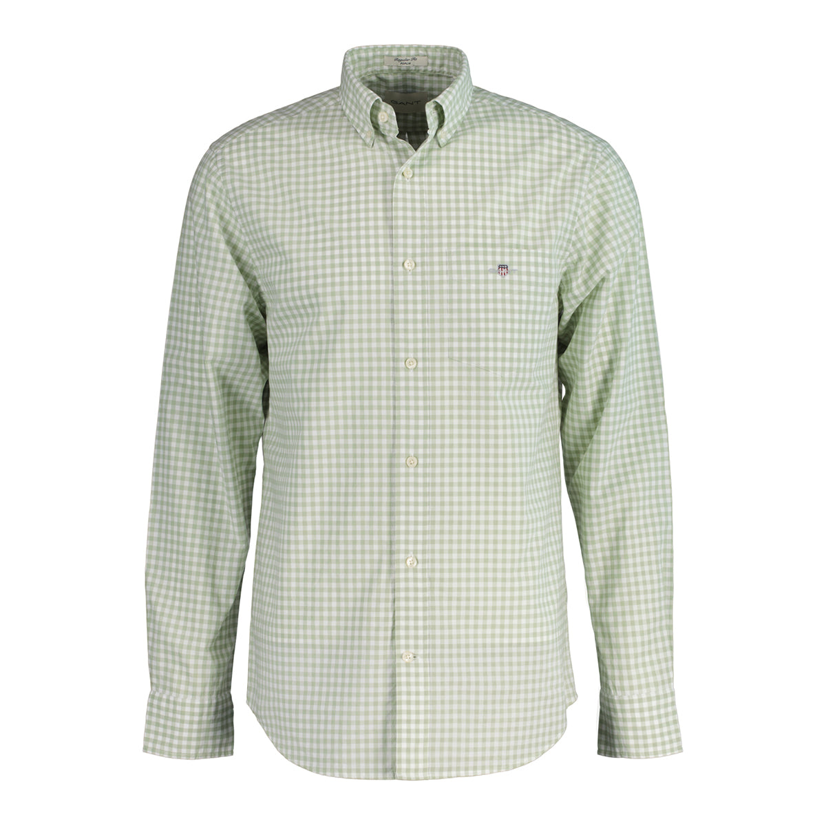 Gant Herren Regular Poplin Gingham Hemd