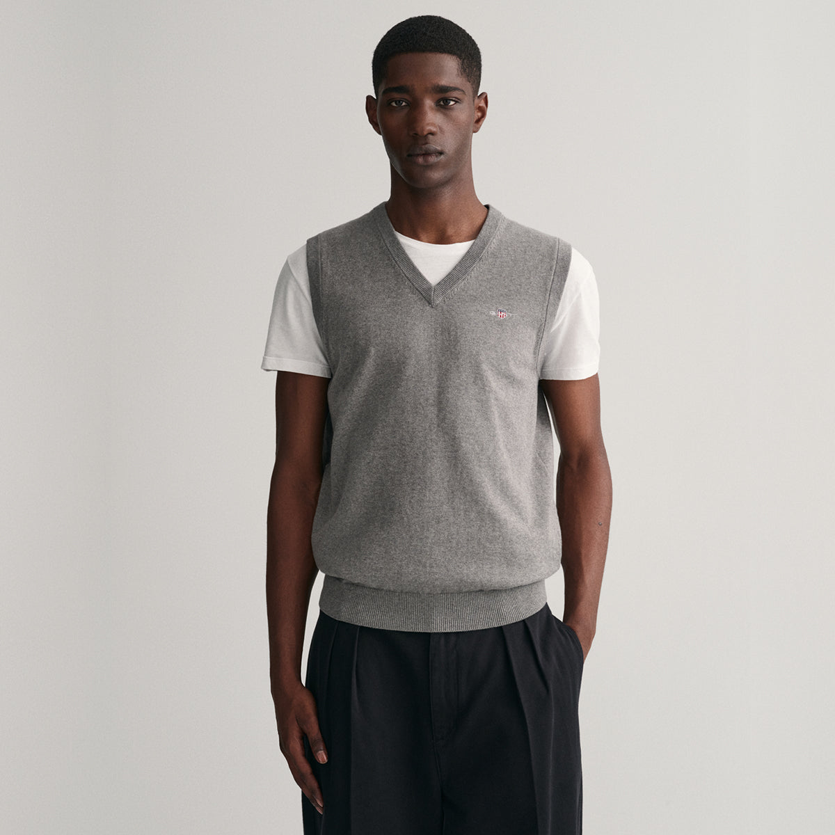 Gant Herren Pullunder Classic Cotton Slipover