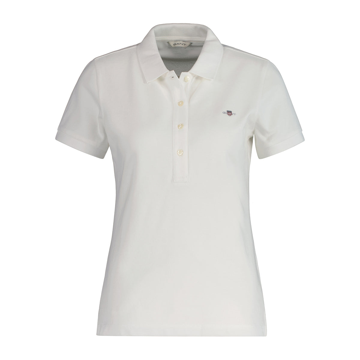 Gant Damen Poloshirt Cap Sleeve Pique Polo