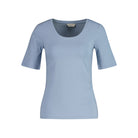 Gant Damen Shirt Scoop Neck Top mit U-Ausschnitt